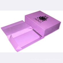 2016 venta al por mayor Logo impreso cartulina plegable caja cosmética en caja de cosméticos, caja de perfume